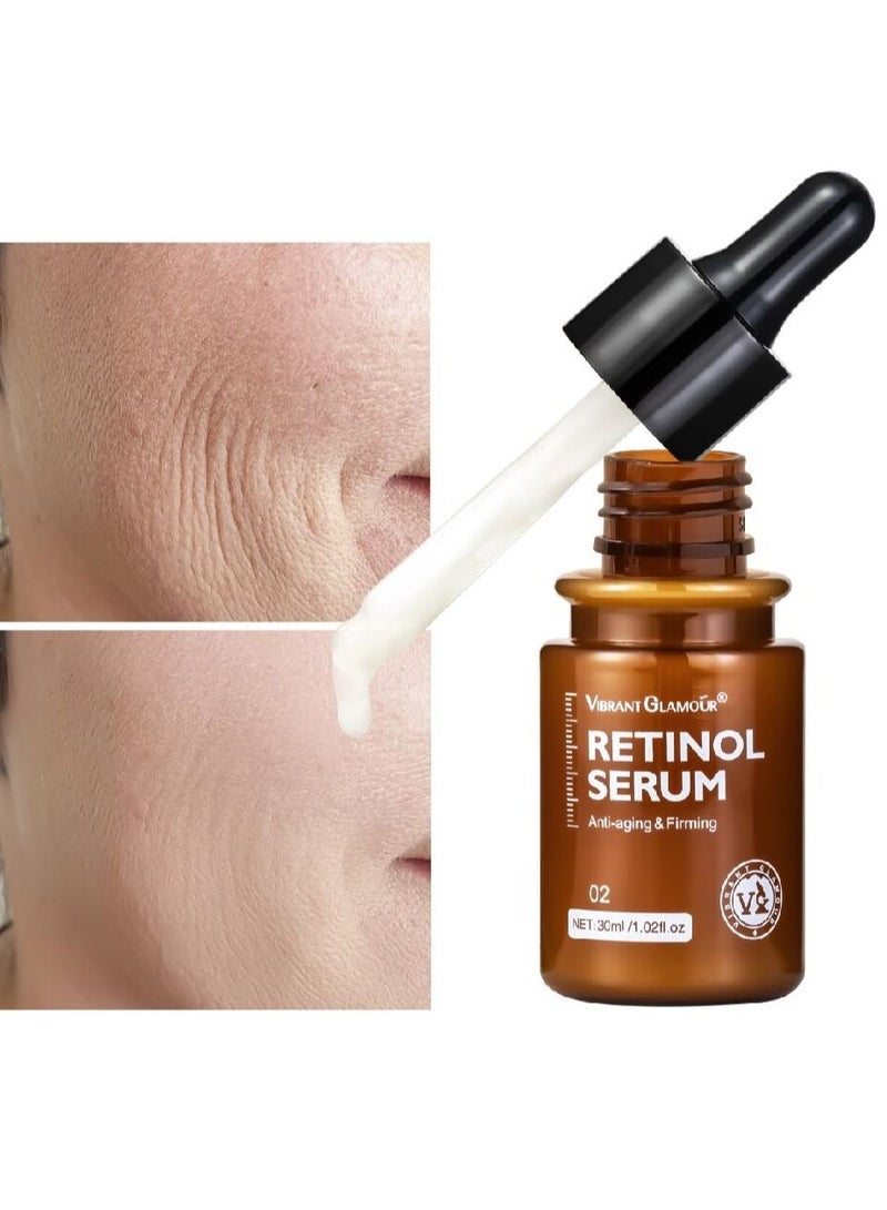 Vibrant Glamour سيروم الريتينول المضاد للشيخوخة والتماسك لعلاج الجفاف والخطوط الدقيقة والتجاعيد 30 مل - Image 3