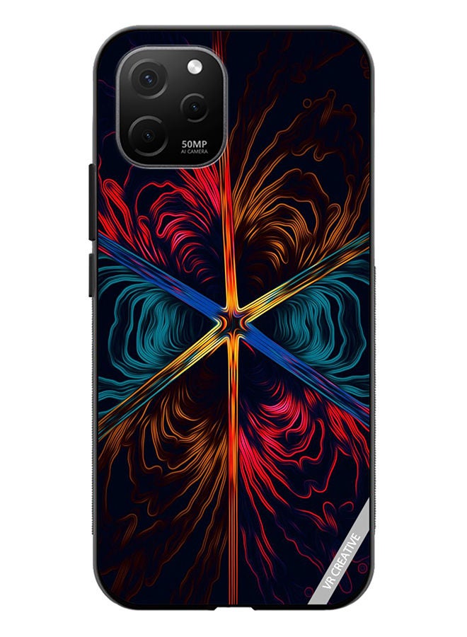 VR CREATIVE Protective Case Cover For Huawei Nova Y61 Flower Design Multicolour - Image 1