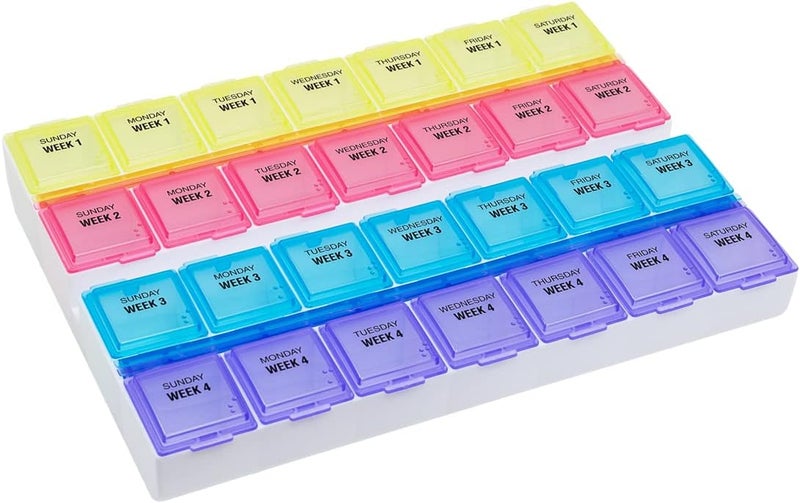 EZY DOSE Monthly Pill Organizer for Adults