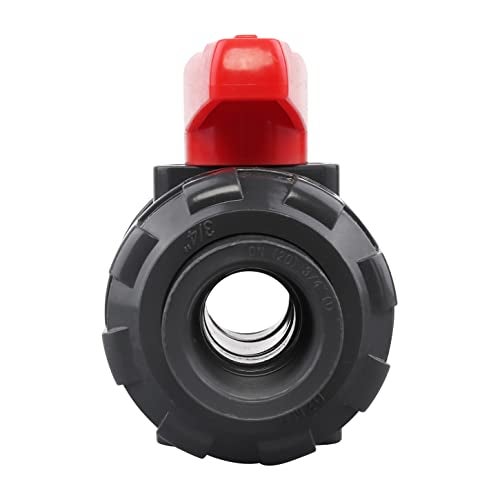DERNORD PVC True Union Ball Valve NPT Threaded with Full Port, EPDM O-Rings, and Reversible PTFE Seats, Rated at 200 PSI (3/4 Inch NPT Threaded) - Image 5