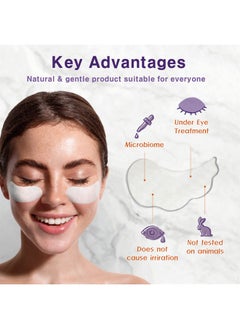 Purederm Purederm Biome Energizing Under Eye Mask (4 Pack) - Rich Biome Under Eye Patches for improving skin barrier & Moisturizing  - Image 2