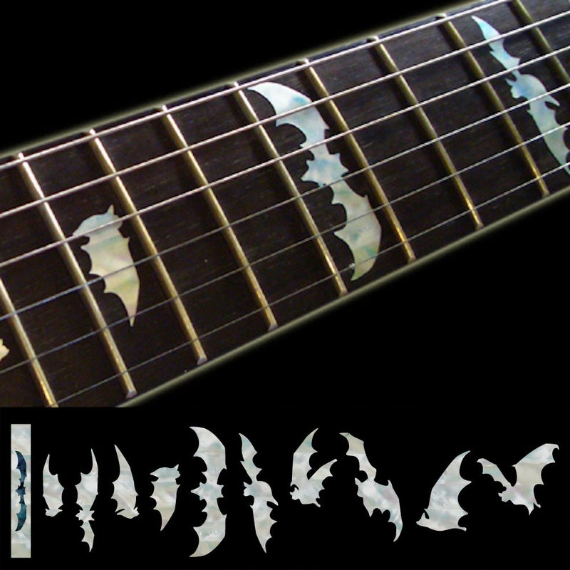 ملصق إدخال الجيتار Jockomo BAT BatWhite Pearl