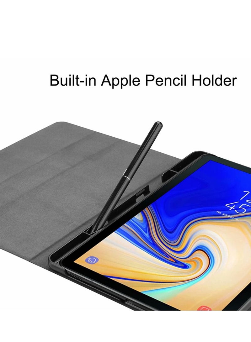 جراب مزود بحامل أقلام لهاتف Samsung Galaxy Tab S4 2018 10.5 T830 SM-T835 مقاس 10.5 بوصة وحامل لوحي بغطاء ذكي للاستيقاظ التلقائي للنوم - Image 3