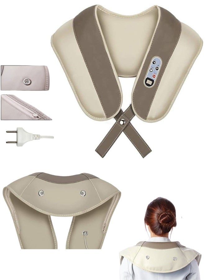 Shiatsu Neck & Shoulder Massager with Heat – Electric Deep Tissue Massage for Back Pain Relief – Multi-Use for Cervical, Legs, Thighs & Body Relaxation Suitable for Leg Thigh Chorded - Beating Massager - Shiatsu - Pain Relief - Massage - Image 1