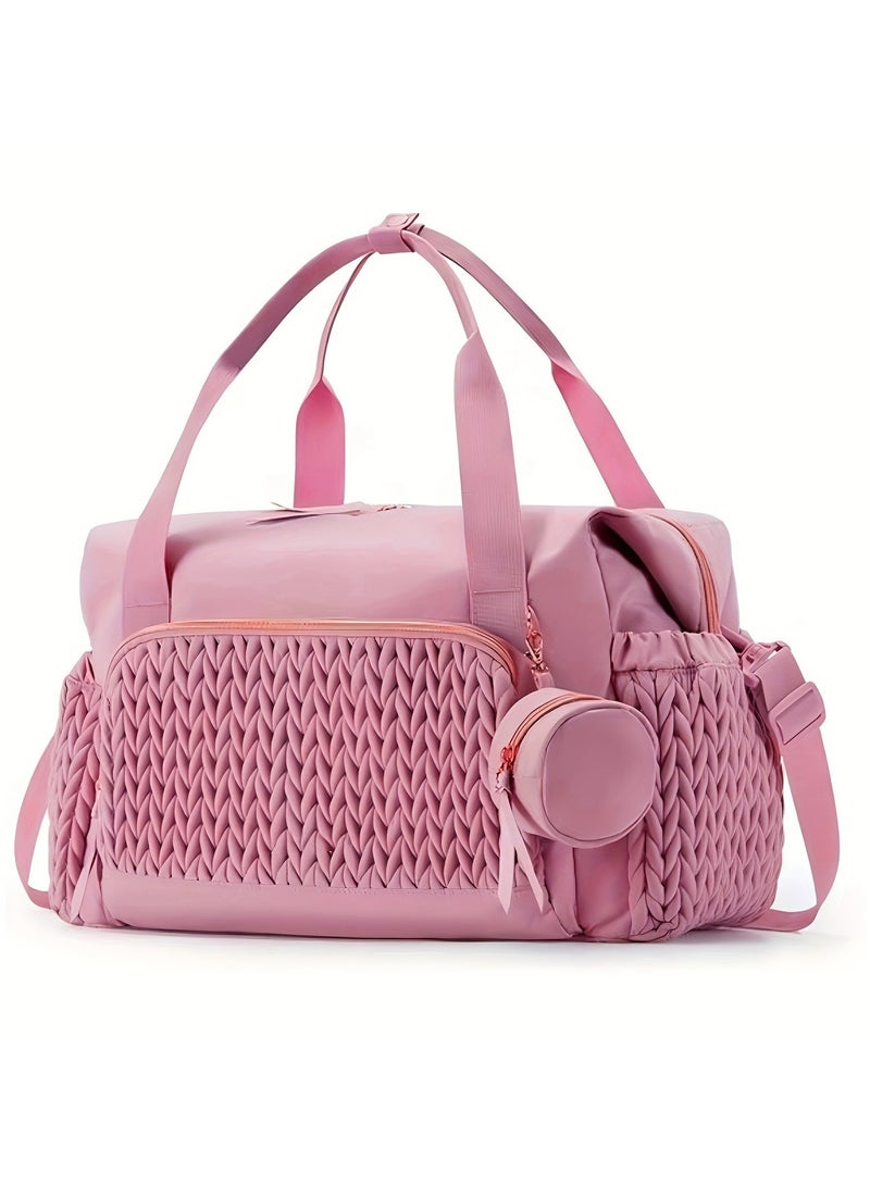 general A must-have for mums and babies on the go! Large capacity lightweight nappy tote / backpack with multiple compartments + portable design. 