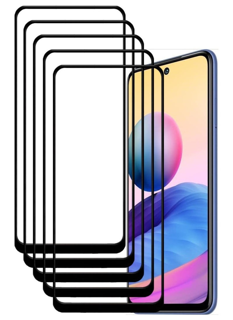 ACLIX 5 Pieces Antistatic ESD Dustproof Premium Quality High Definition Tempered Glass Screen Protector Designed For Xiaomi Redmi Note 10 5G - Image 1