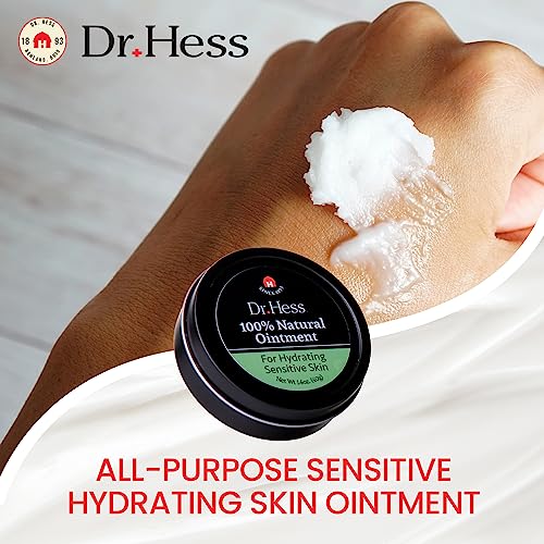 Dr Hess Dr. Hess 100% Natural Sensitive Skin Ointment, All-Purpose Ointment with Soybean Oil, Cocoa Butter, Shea Butter & Aloe Vera, Moisturizer Cream for Face & Body, Cracked Heels, Rashes, Chafing, 1.4 oz - Image 2