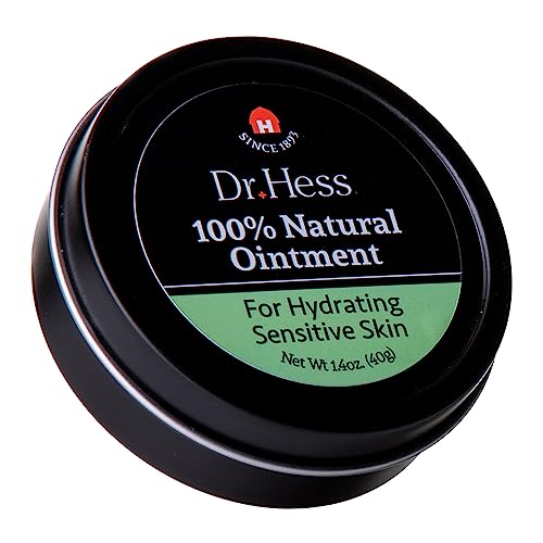 Dr Hess Dr. Hess 100% Natural Sensitive Skin Ointment, All-Purpose Ointment with Soybean Oil, Cocoa Butter, Shea Butter & Aloe Vera, Moisturizer Cream for Face & Body, Cracked Heels, Rashes, Chafing, 1.4 oz - Image 1