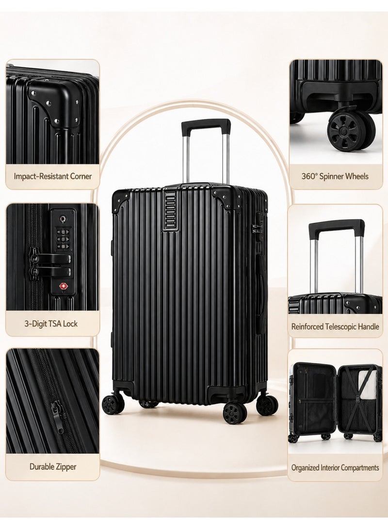 Favarey Luggage Set 3-piece (20/24/28)" Suitcases with Universal Wheels PC+ABS Durable Hardshell Luggage - Image 2