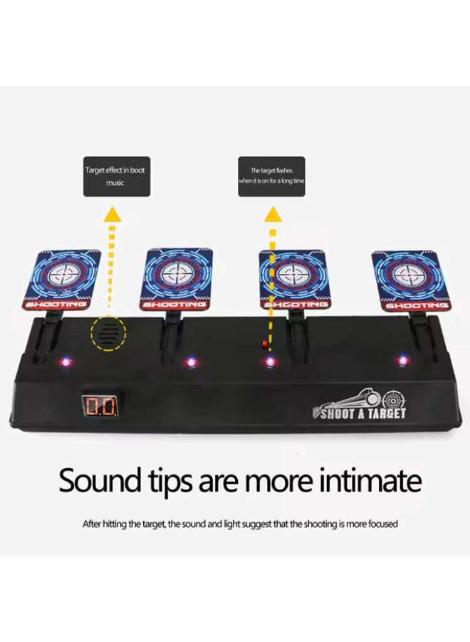 بريميم لعبة هدف الرماية الإلكترونية – لعبة تدريب على الهدف الرقمي مع إعادة ضبط تلقائية للتسجيل. - Image 4