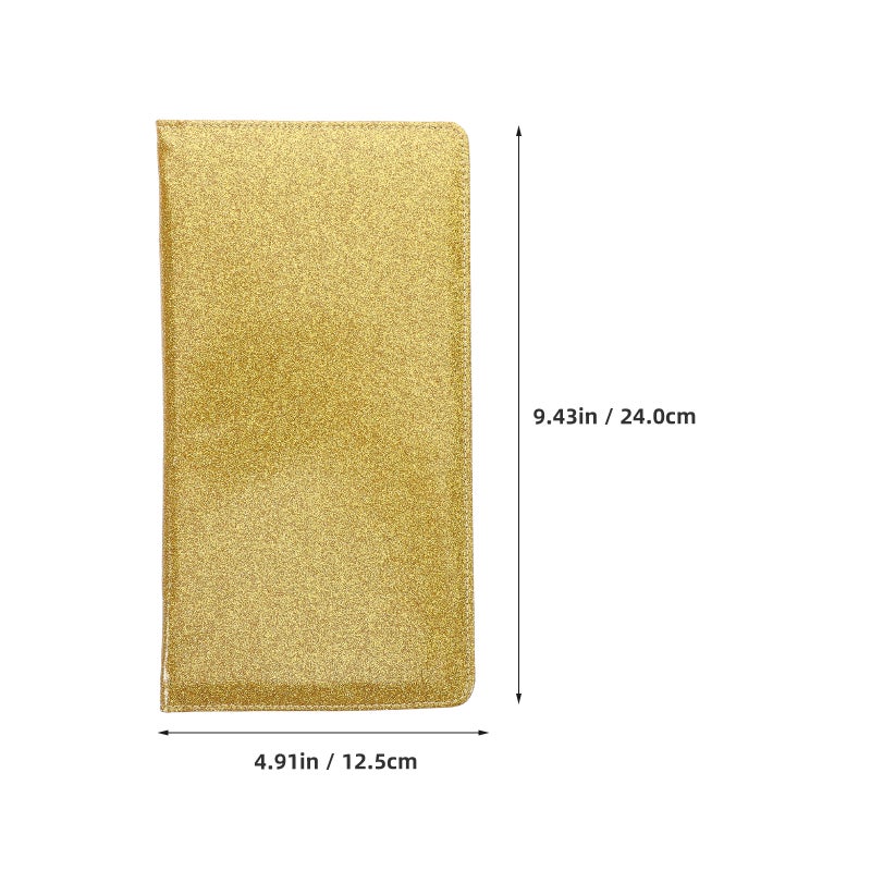 Car Insurance And Registration Holder Fake Leather Vehicle Document Organizer Glitter Wallet For Driver License And Cards Car Accessories For Men And Women - Image 4