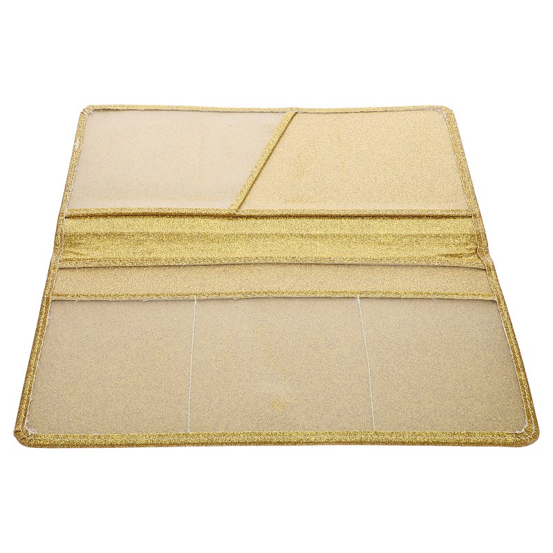 Car Insurance And Registration Holder Fake Leather Vehicle Document Organizer Glitter Wallet For Driver License And Cards Car Accessories For Men And Women - Image 5