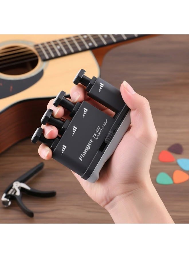 MIFXIN Finger Exerciser Hand Grip Strengthener Guitar Finger Grip Strength Trainer for Athletes Guitar Players Musicians & Physical Therapy Finger Training - Image 3