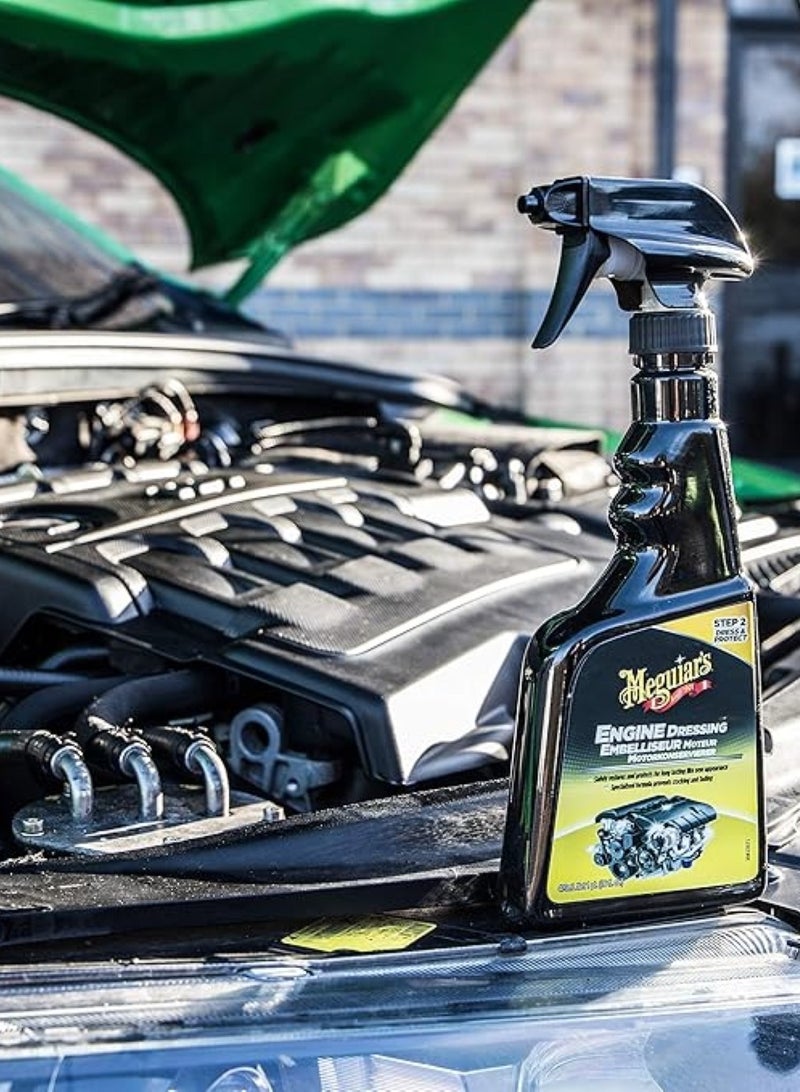Meguiars Car Engine Cleaner 473ml – Protects, Restores Shine & Prevents Cracking – Made in USA - Image 3