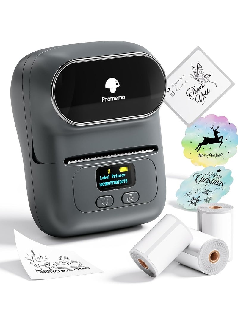 Huitich Thermal Label Printer Grey - Image 4
