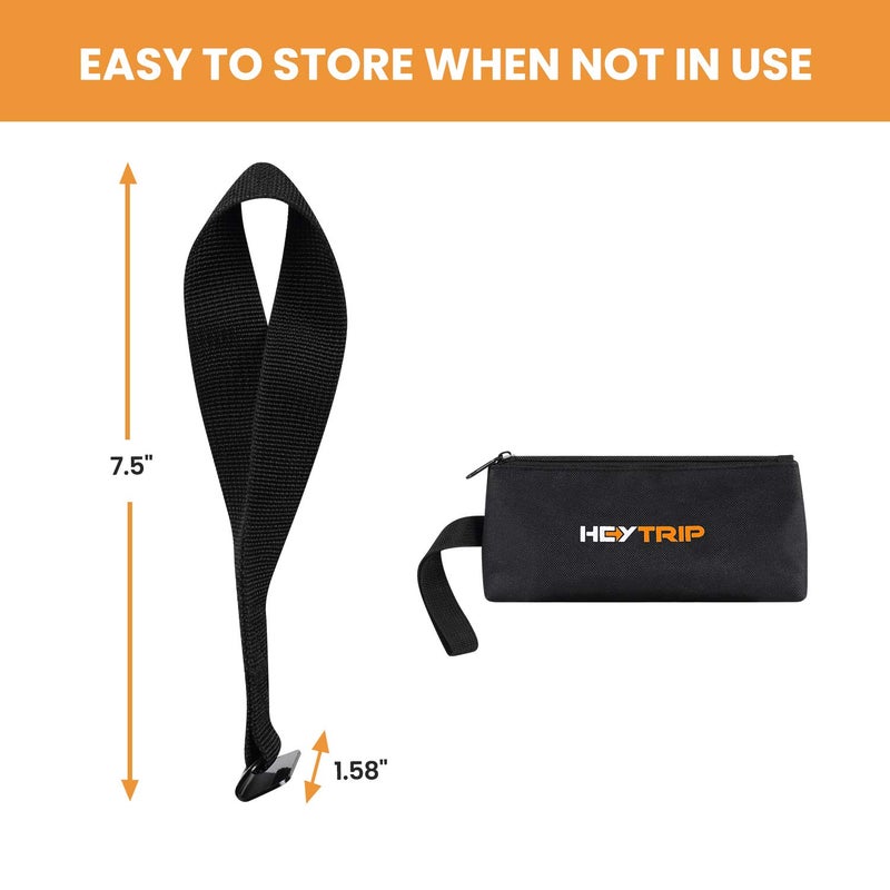 HEYTRIP 6 Pack Cargo Tie-Down Door Hook Straps for Any Car Top Luggage,Compatible with Most Cars - Image 4