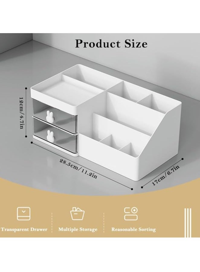 Arabest Makeup Organizer Versatile Indoor Storage Box for Cosmetics Skincare and Sundries Desktop Organizer for Bedroom Office and Living Room Elegant Design - Image 5