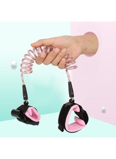 Thoraya Baby Kids Anti-lost Reflective Strap Safety Lock Child Walking Harness Wrist Leash (Pink 1.5m)  - Image 2