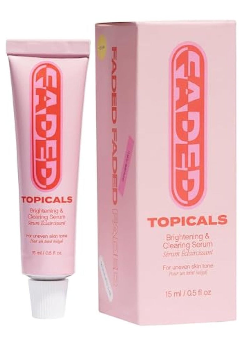 TOPICALS Topicals Mini Faded Serum for Dark Spots & Discoloration, Neutral, 15 ml (Pack of 1), 0.5 fl oz  - Image 1