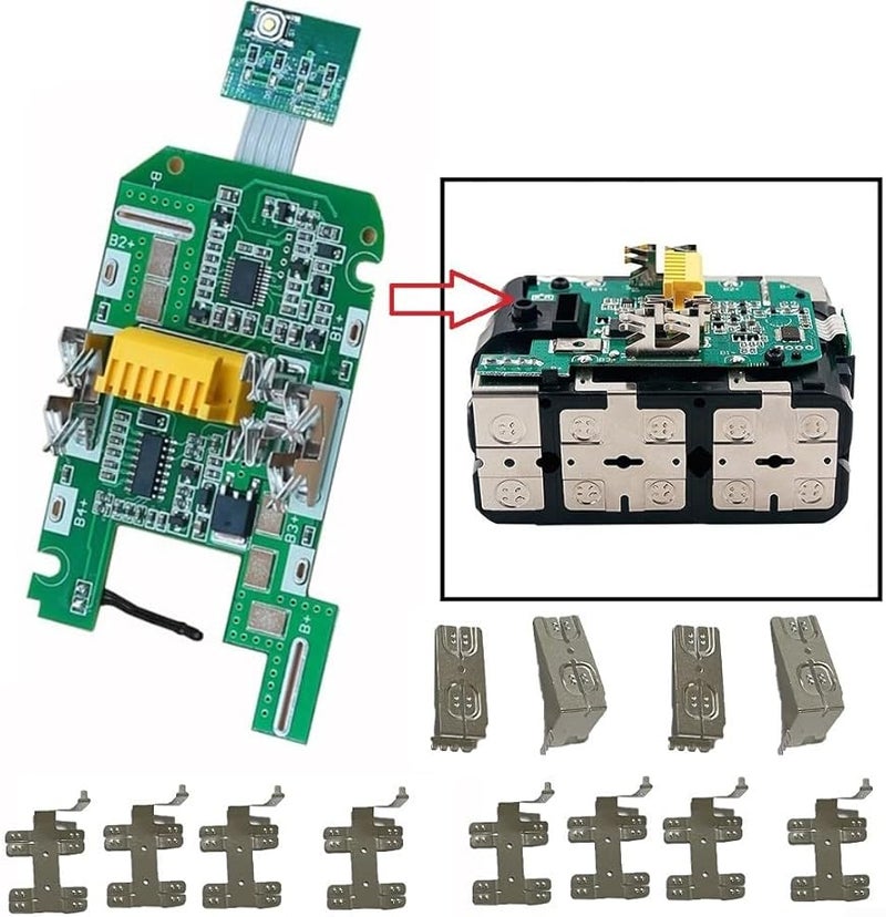 60A High Discharge 18V 3Ah Lithium Battery Protection Circuit Board With Nickel Sheet For BL1815 BL1830 BL1860 Power Tools - Image 4