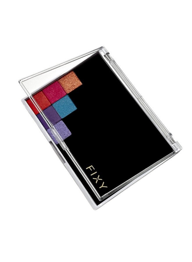 FIXY Empty Magnetic Makeup Palette with Clear Top, Small Palette- Organize, Depot & Declutter Makeup - Customize Your Palette - Travel and Eyeshadow Organizer - 5.7"x4.3" - Image 1