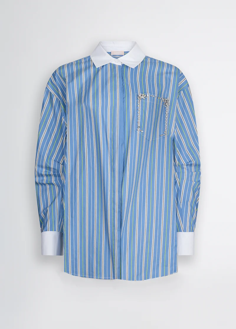 Liu Jo Poplin shirt with belt
