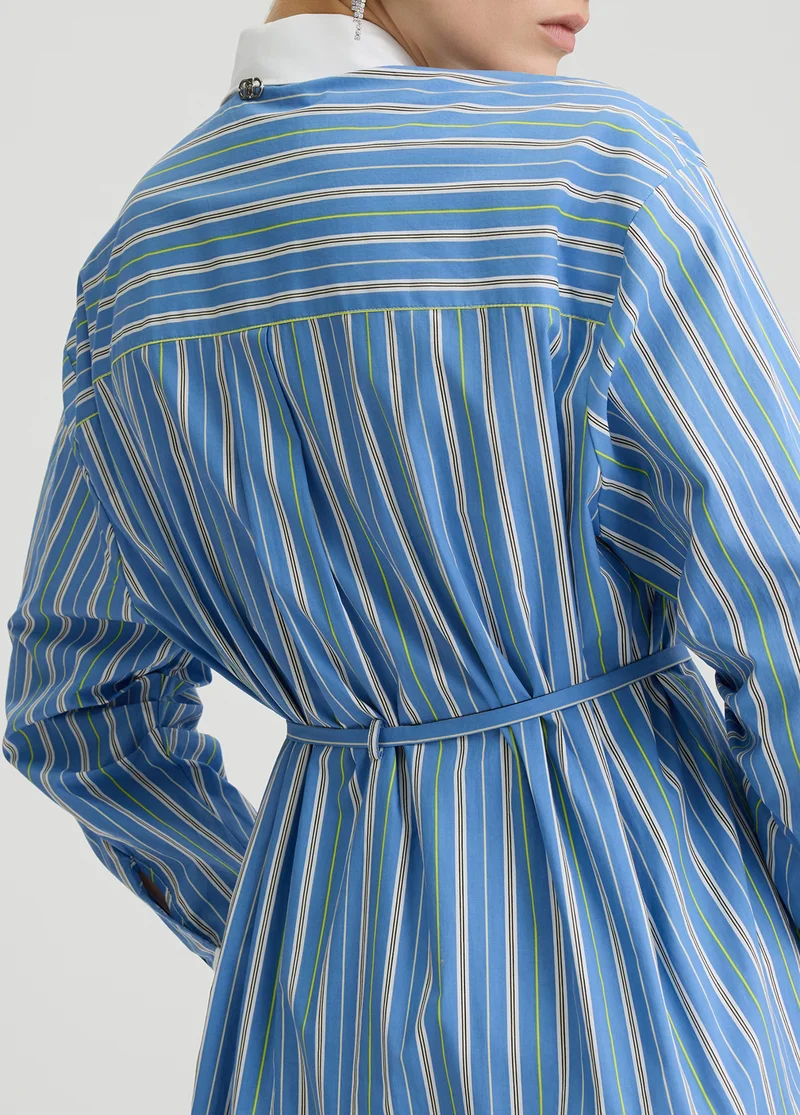 Liu Jo Poplin shirt with belt