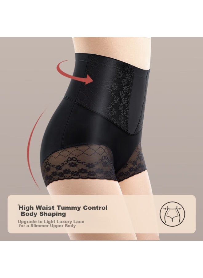 Mei Ya Ting Women's High Waist Tummy Control Panties With Lifting And Waist Cincher, Thin And Seamless Postpartum Shapewear - Image 1