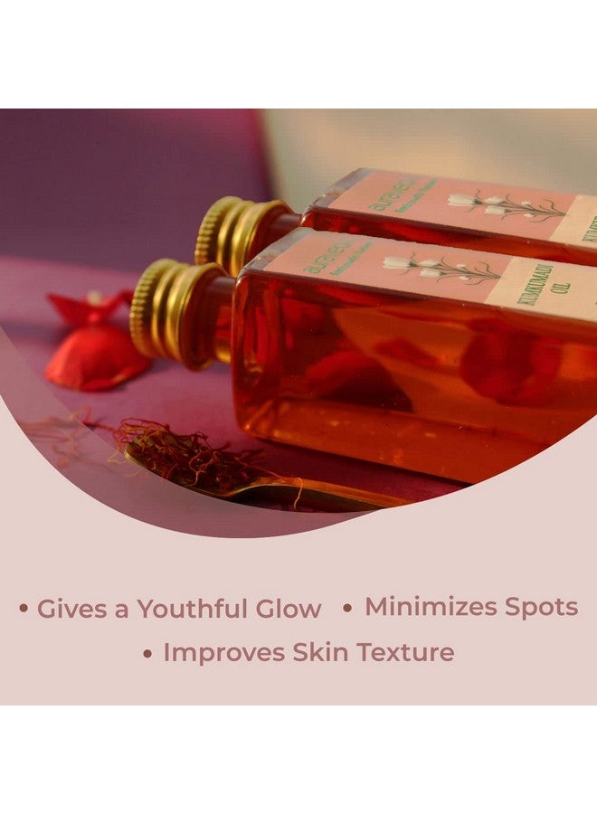 Auravedic Kumkumadi Tailam Oil For Face 100Ml Pack Of 2 Kumkumadi Face Oil For Glowing Skin Kumkumadi Oil For Face Oil For Women Men Pure Luxuriously Smooth Kumkumadi From Kerala For All Skin Types - Image 2