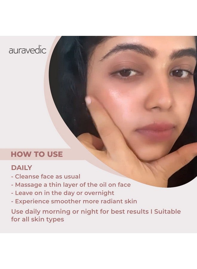 Auravedic Kumkumadi Tailam Oil For Face 100Ml Pack Of 2 Kumkumadi Face Oil For Glowing Skin Kumkumadi Oil For Face Oil For Women Men Pure Luxuriously Smooth Kumkumadi From Kerala For All Skin Types - Image 3