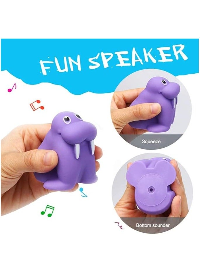 7Pcs Baby Bath Toys, Scoop Net Fish Pool Toys With Spray, Sounds, Color Changing Toddler Bathtub Toys - Image 4