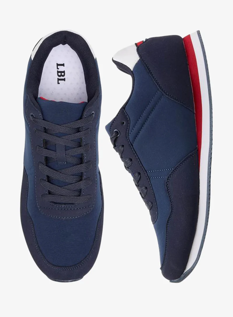LBL By Shoexpress Panelled Lace-Up Sneakers