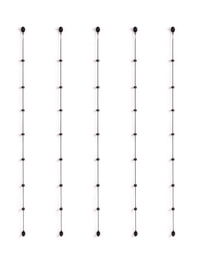 PATboard Column dividers - 5 Black PATlanes - Row Divider for Scrum kanban Board - Magnetic - Image 1