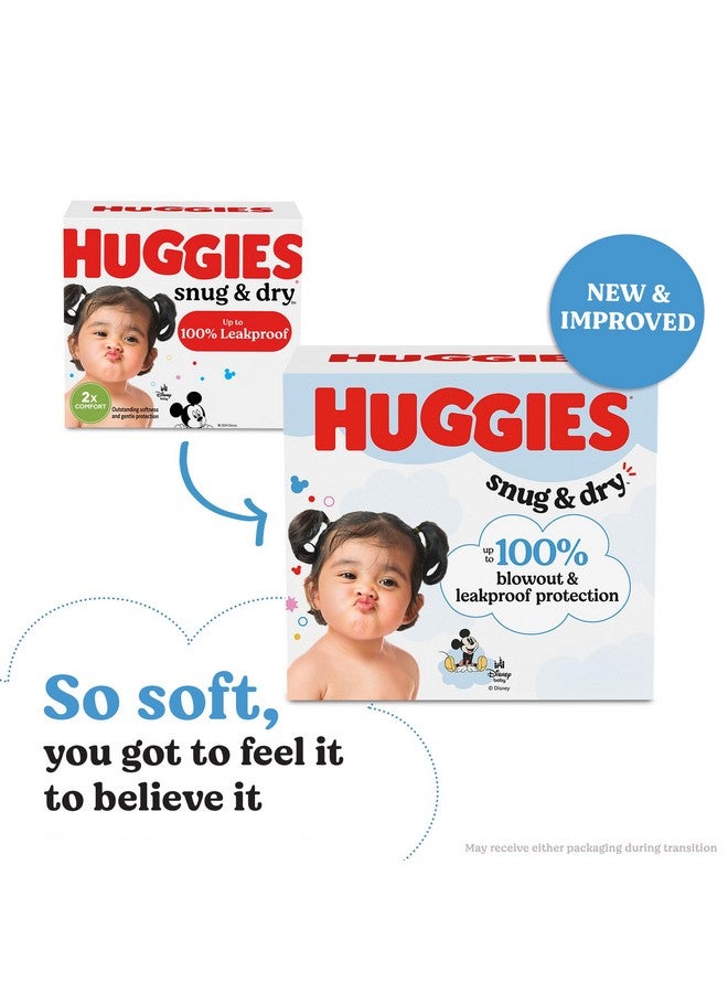 Huggies Size 5 Diapers, Snug & Dry Baby Diapers, Size 5 (27+ lbs), 25 Count, Packaging May Vary - Image 2