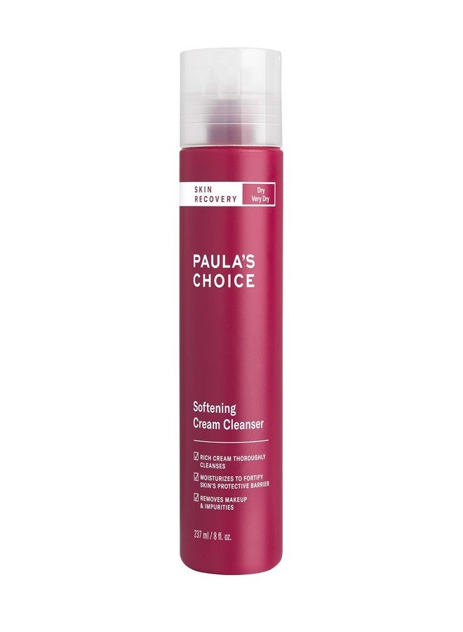 Paula's Choice SKIN RECOVERY Cream Cleanser, 8 Ounce Bottle for Extra Sensitive, Redness and Rosacea Prone Skin, Normal to Very Dry Facial Skin - Image 1