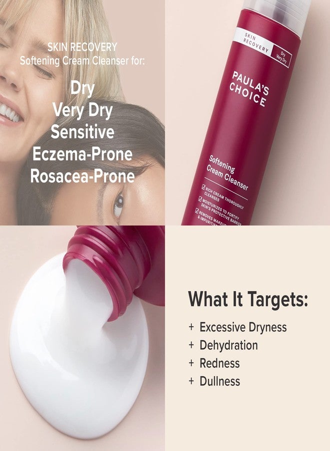 Paula's Choice SKIN RECOVERY Cream Cleanser, 8 Ounce Bottle for Extra Sensitive, Redness and Rosacea Prone Skin, Normal to Very Dry Facial Skin - Image 4