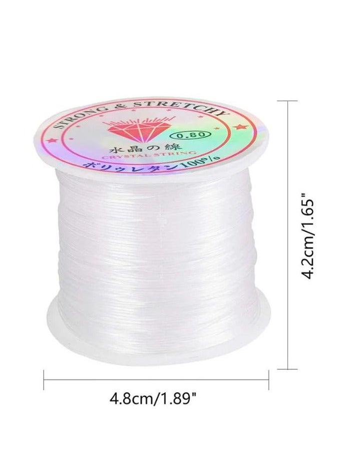 MARAH TOYS 4-Piece Jewelry Cord Elastic Bracelet Rope Crystal Beading 5x5x4cm - Image 2