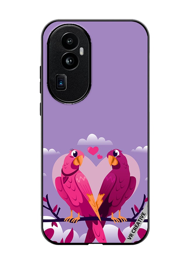 VR CREATIVE Protective Case Cover For Oppo Reno 10 Pro Plus Love Birds Design Multicolour - Image 1