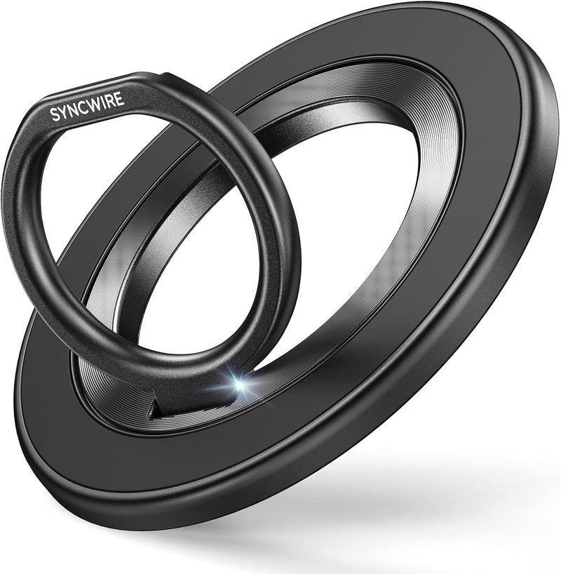 Syncwire MagSafe Magnetic Cell Phone Ring Holder with Double Sided Magnetic Kickstand for iPhone and Android - Image 1