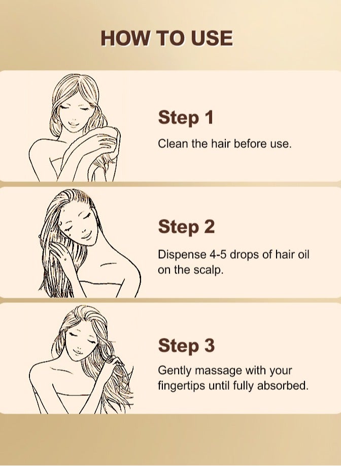 Rosemary Hair Oil for Hair Growth, Scalp Health, and Frizzy Hair infused with Castor Oil & Almond Oil