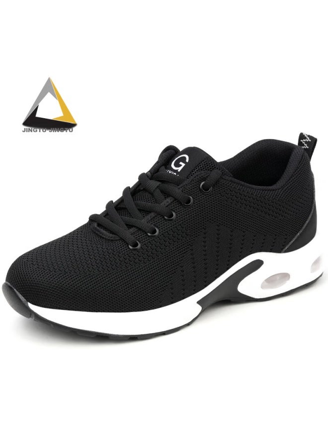 Jingtu Safety Shoes For Men, Summer Breathable, Steel Toe Cap, Puncture-resistant, Lightweight, Wear-resistant, Work Boots E9191-j Size 40
