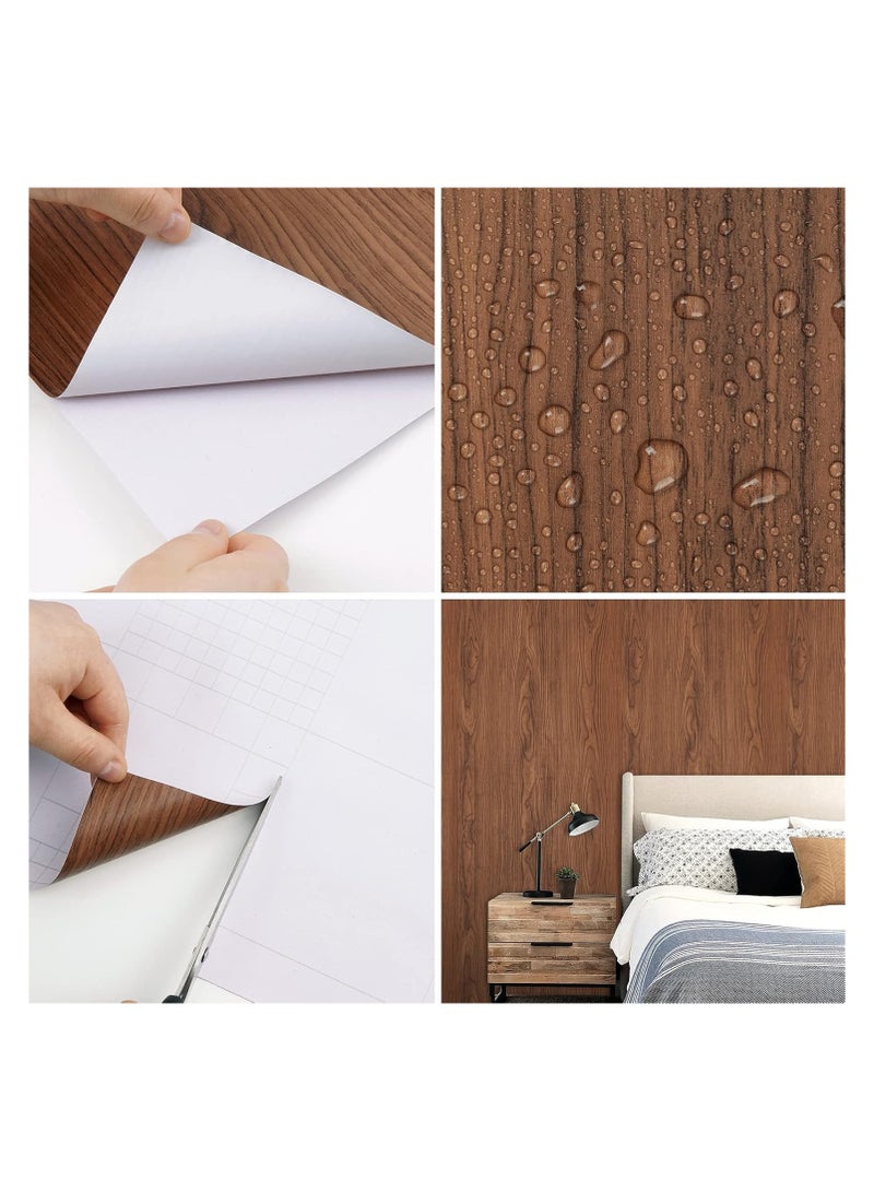 ملصق أثاث ورقي ذاتي اللصق سهل التنظيف لأسطح وجدران المطبخ 5 متر × 45 سم - Image 2