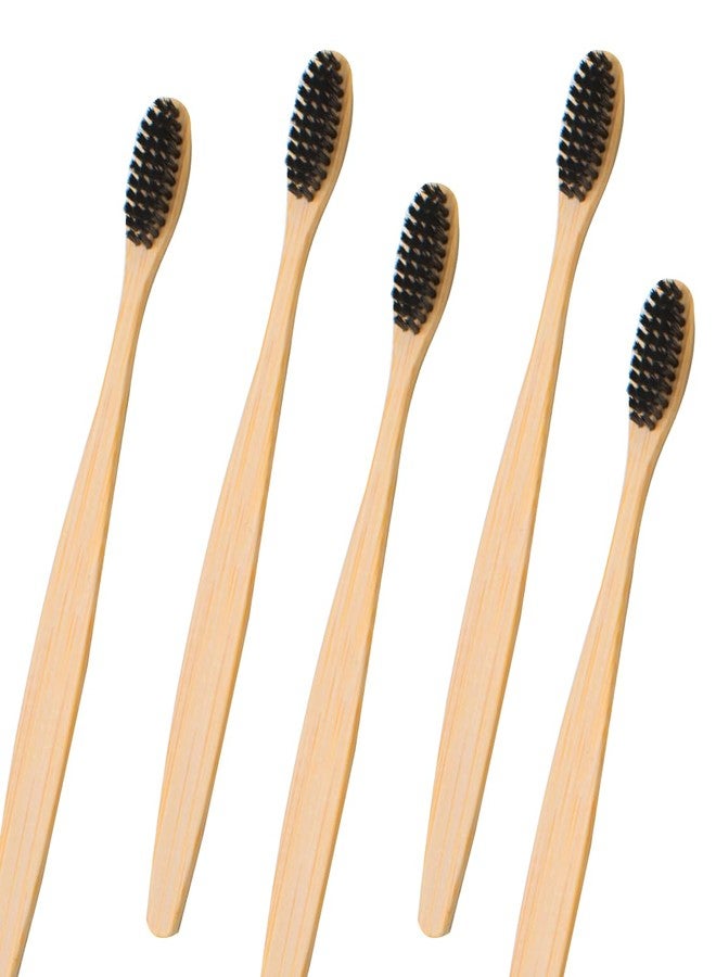 Clayherbs (Pack-100) Sustainable Toothbrush & Natural Toothpaste (7g) Bulk Dental Kit for Hotels & Travel Plastic-Free, Vegan Guest Amenity Eco-Friendly Bamboo Dental Kit Plastic-Free Paper Pouch - Image 3