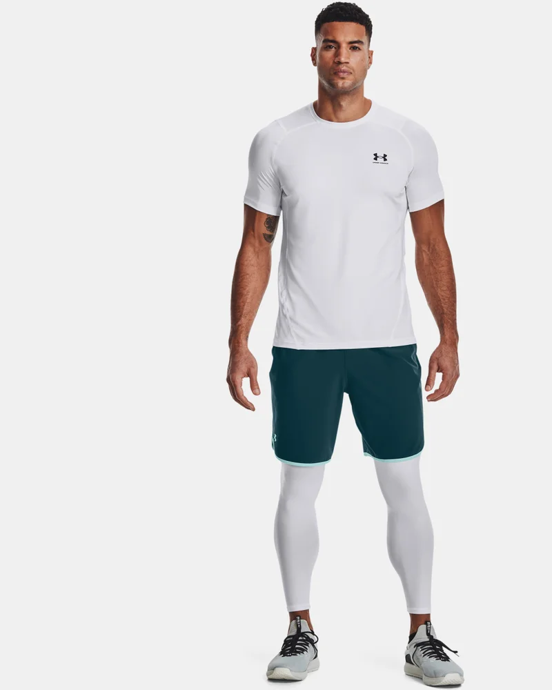 Under Armour white Men's HeatGear® Armour Tights for Men | Best Price UAE