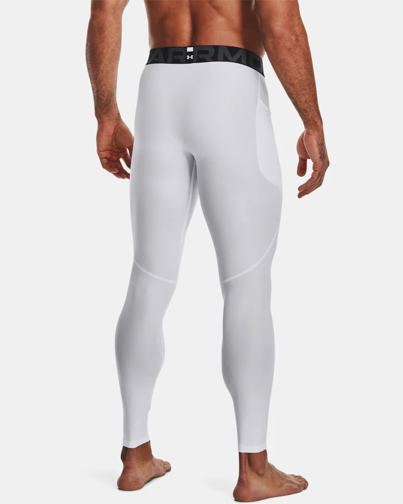Under Armour white Men's HeatGear® Armour Tights for Men | Best Price UAE