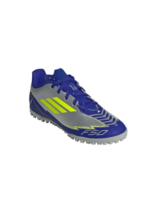 Adidas F50 Club Messi Turf Boots Kids - Silver - Image 5