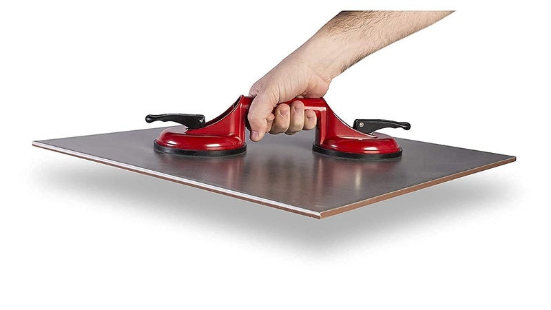 Mishrit Power Full Double Suction Lifter for Lifting Big Glass Plate Tiles or Any Type of Smooth Surface Contraction MaterialSet of 2Multi Color - Image 5