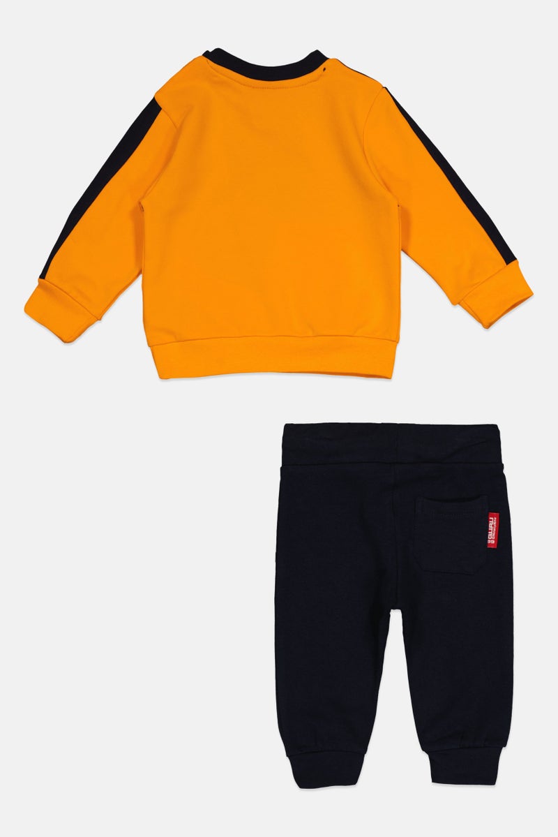 Guru 99 Toddlers Boy 2 Pcs Graphic Print Long Sleeve Tracksuits, Multicolor - Image 3