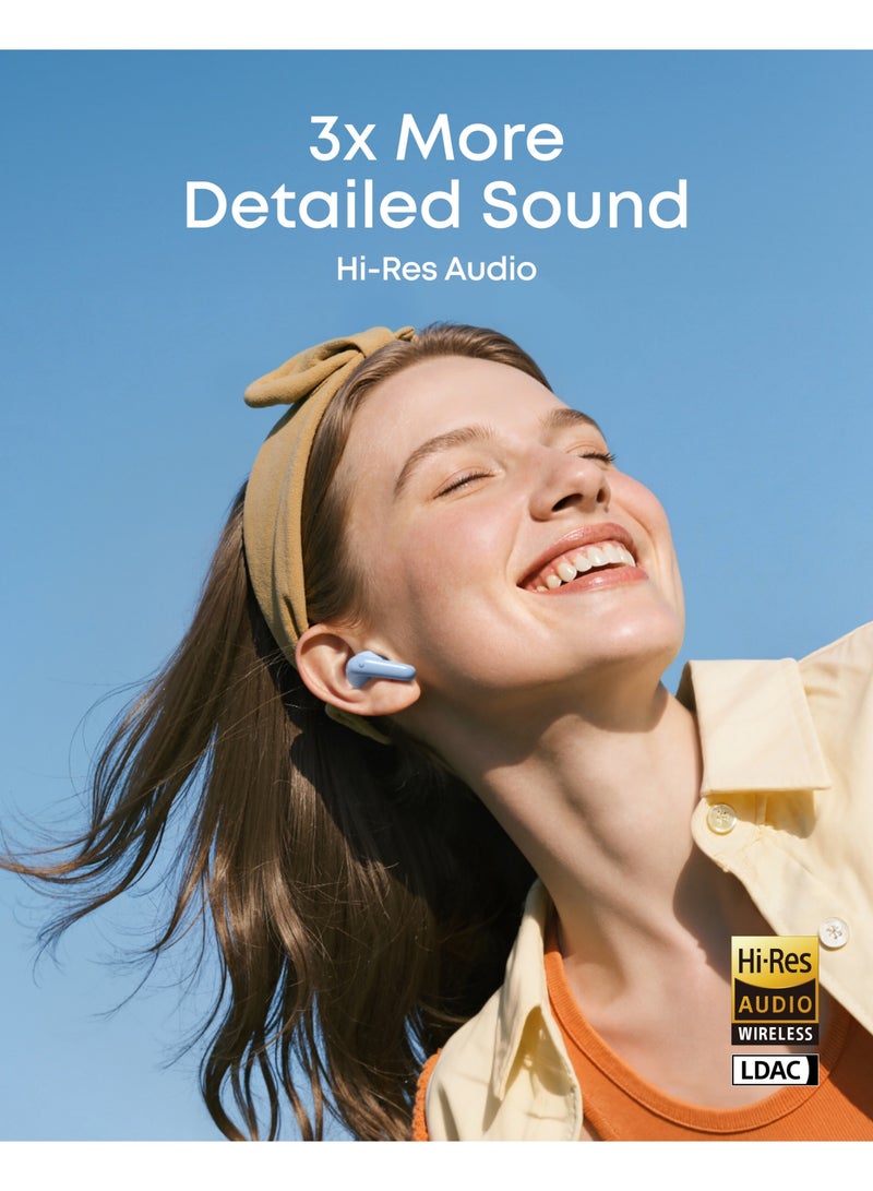 Soundcore P31i By Anker, Real-Time Adaptive Noise Cancelling, Hi-Res Sound, Wireless Bluetooth Earbuds, Translation Earbuds, 50H Playtime, Wireless Earbuds,Bluetooth Earbuds,Bluetooth Headphones Light Blue - Image 3