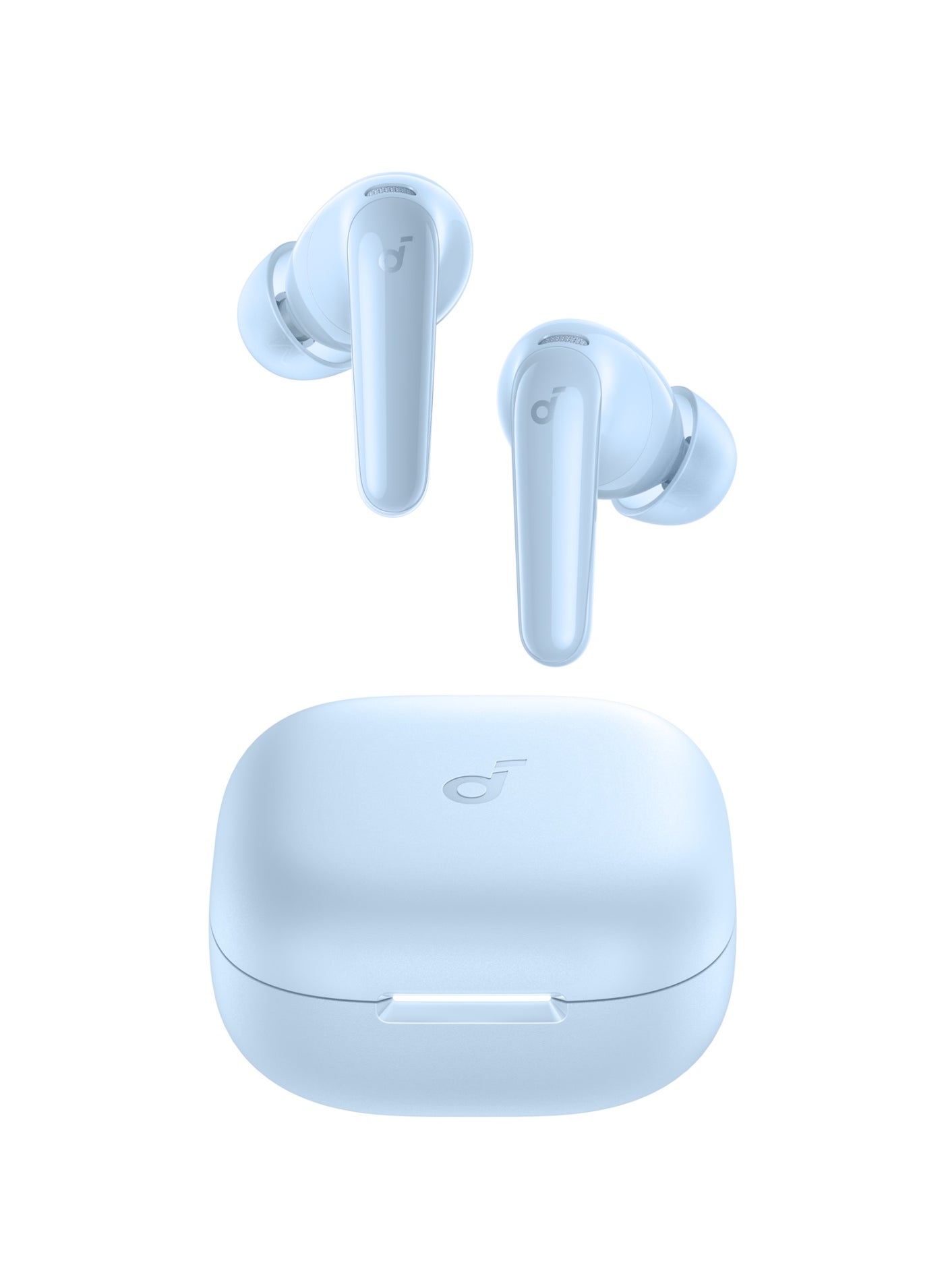 P31i By Anker, Real-Time Adaptive Noise Cancelling, Hi-Res Sound, Wireless Bluetooth Earbuds, Translation Earbuds, 50H Playtime, Wireless Earbuds,Bluetooth Earbuds,Bluetooth Headphones Light Blue